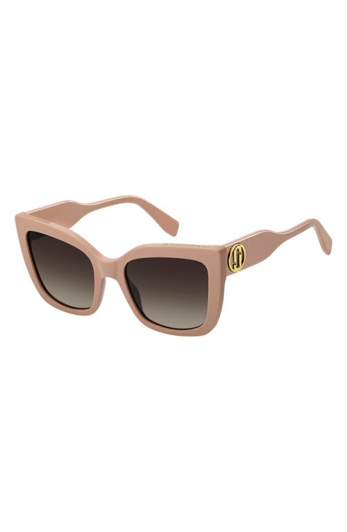 Marc Jacobs 54mm Gradient Cat Eye Sunglasses In Brown