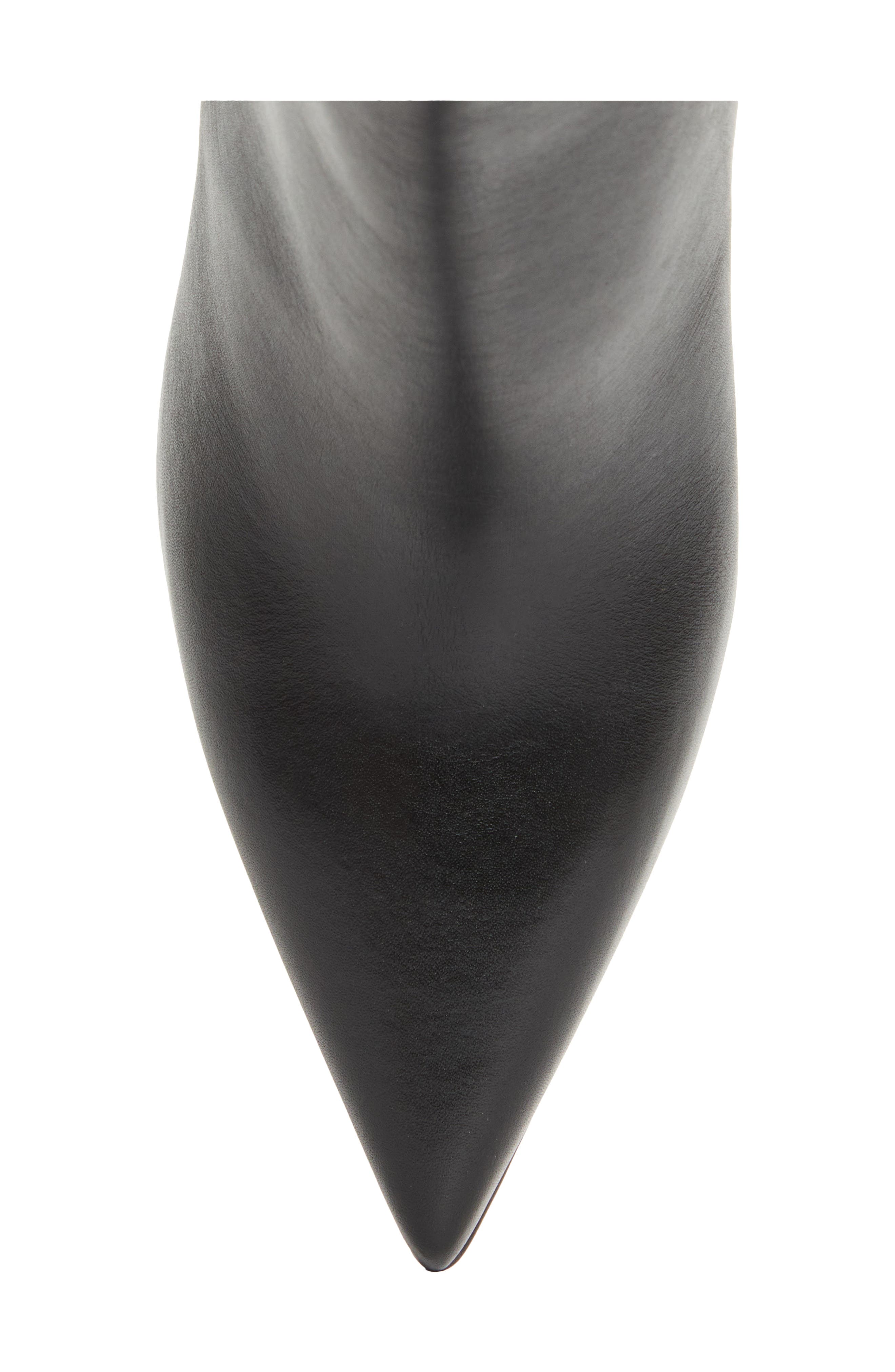 Christian Louboutin Vibella Pointed Toe Bootie, Alternate, color, Black