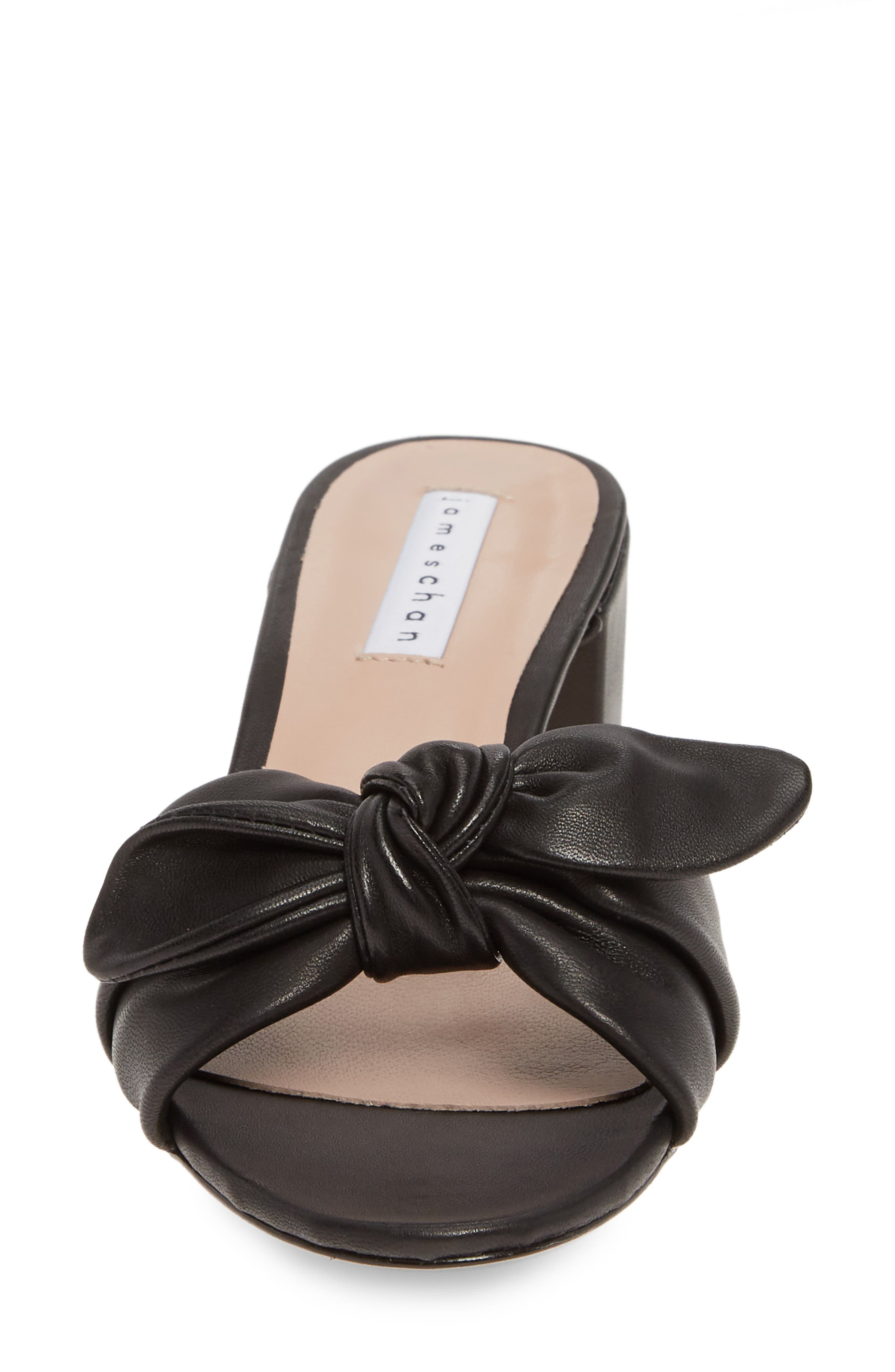 James Chan Suzy Bow Slide Sandal, Alternate, color, 