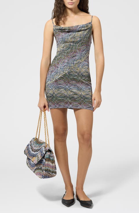 Metallic Space Dye Minidress