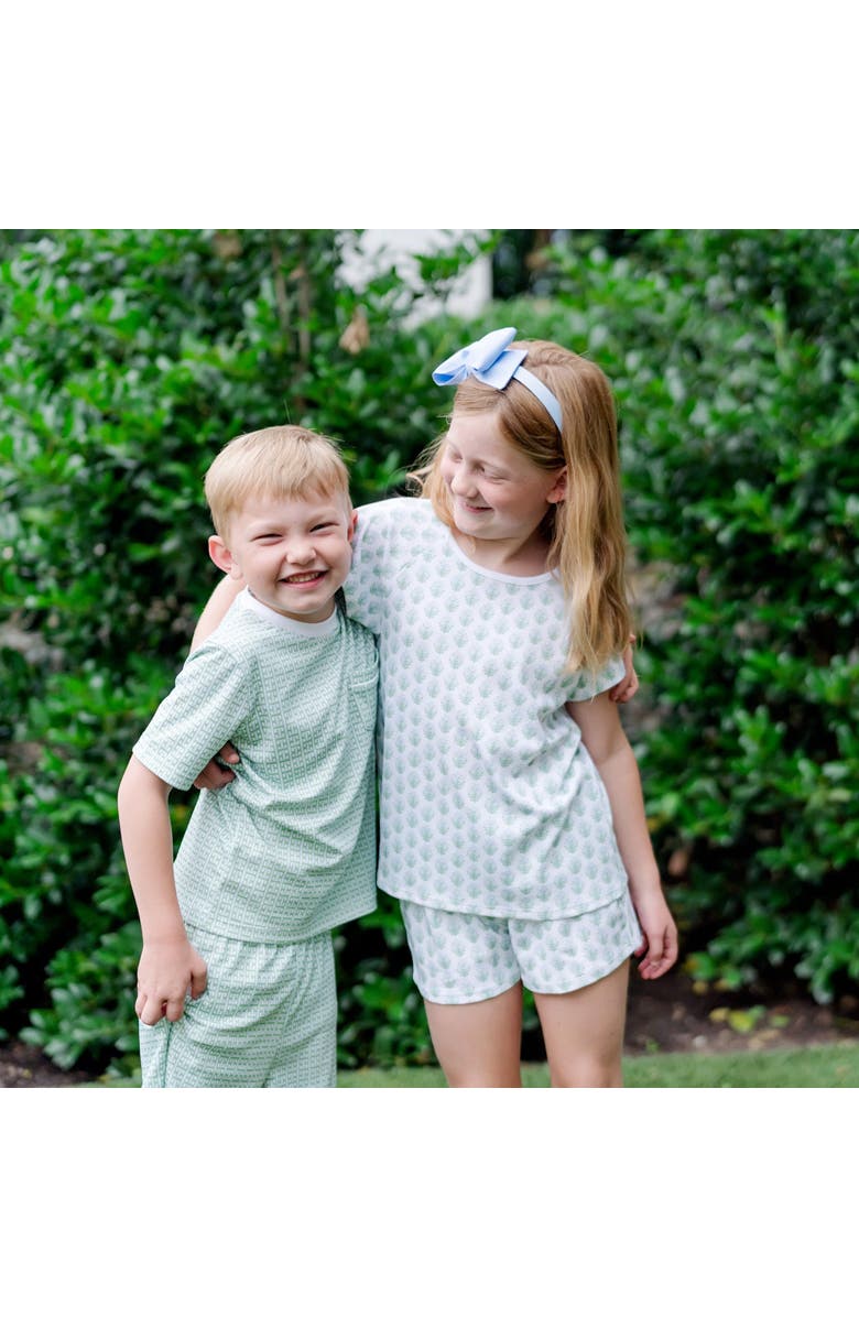 Lila and Hayes Emery Girls' Short Set, Alternate, color, Primrose Proper