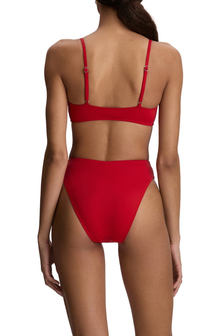 Kennedy Bikini Top, Alternate, color, CRUISE RED