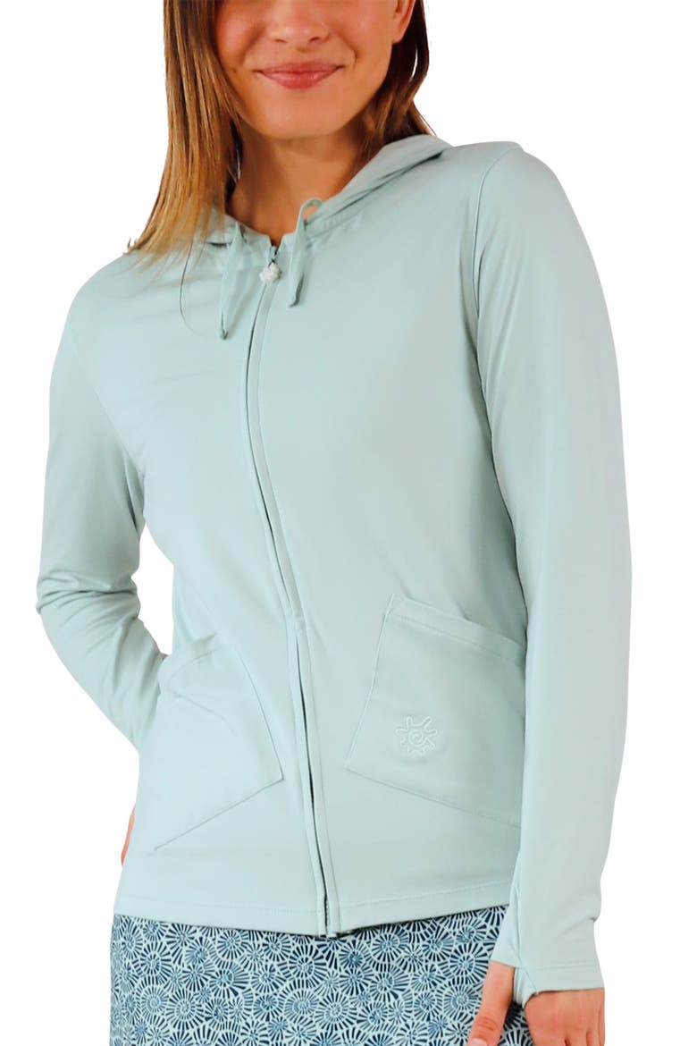 Everyday Hooded Jacket, Main, color, Dewdrop