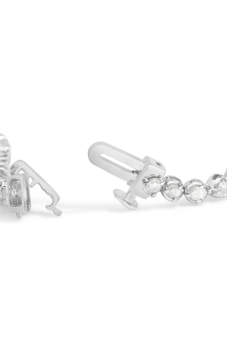 .925 Sterling Silver 2.0 Cttw Diamond 3 Prong Set Tennis Bracelet, Alternate, color, Silver