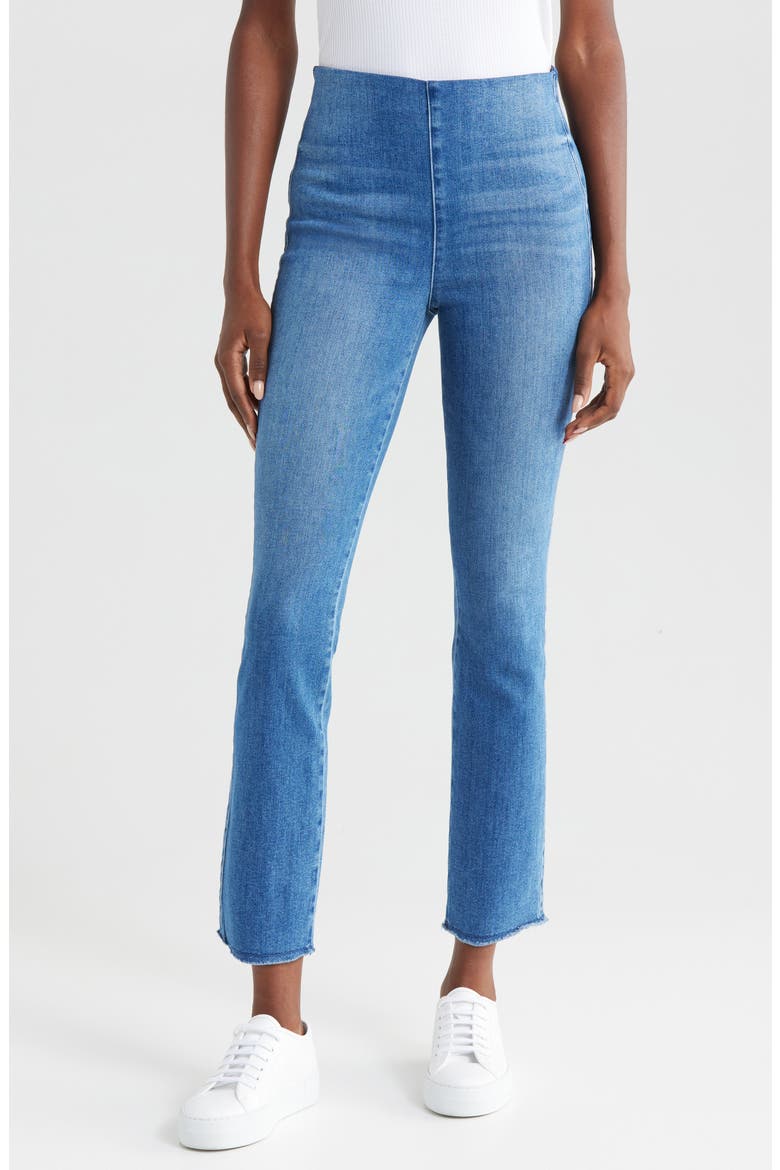 Derry Illusion Pull-On Pants, Main, color, MEDIUM WASH