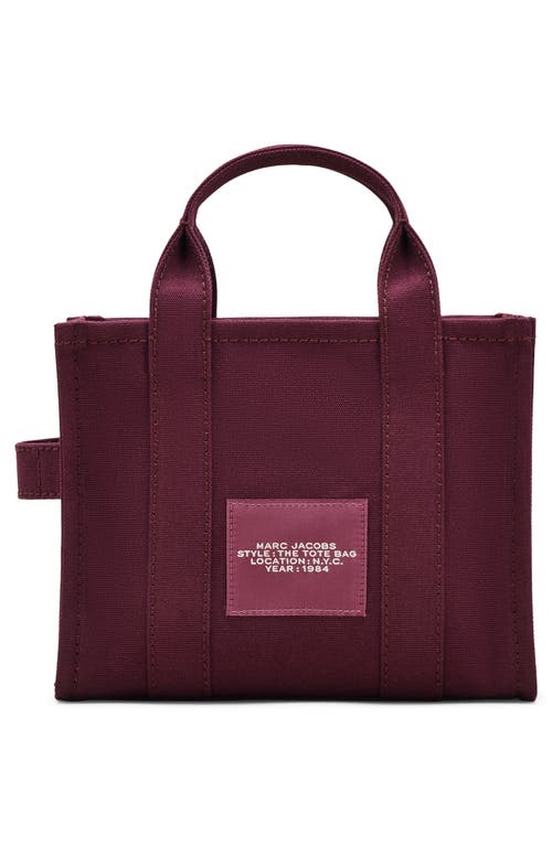 Marc Jacobs Borsa A Mano The Canvas Small Tote Bag Dark Plum In Purple