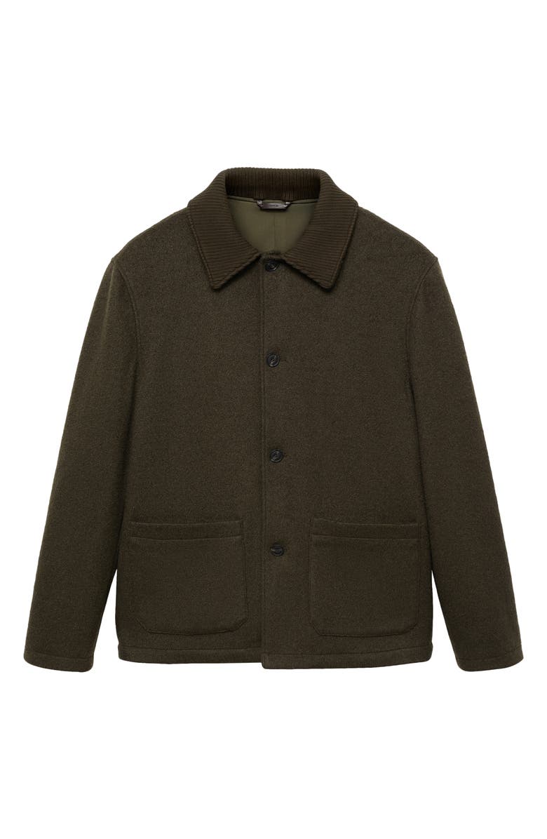 MANGO Bouclé Jacket, Main, color, 