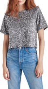 Steve Madden Cressa Sequin T-Shirt