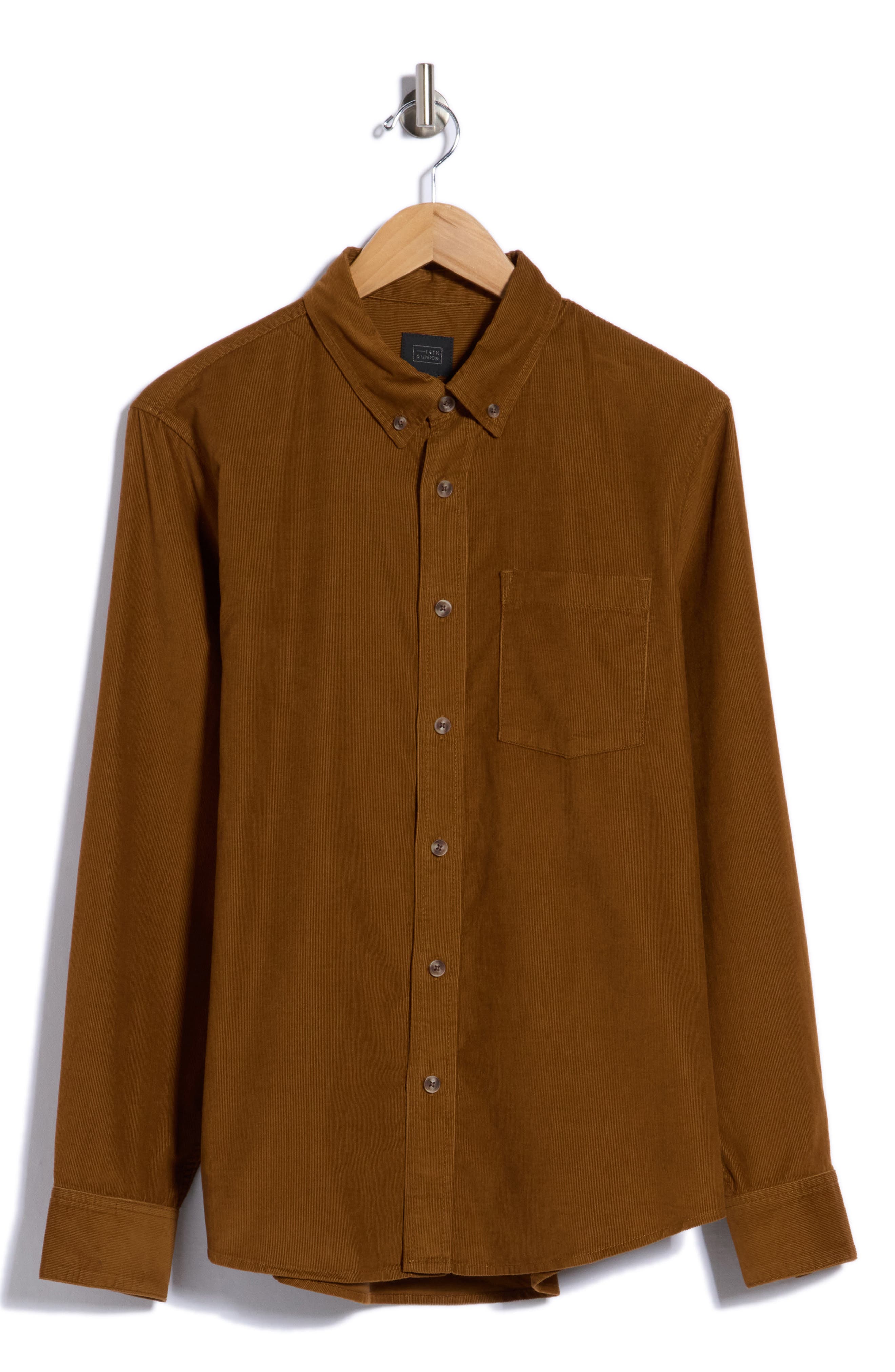 Corduroy Button-Down Shirt