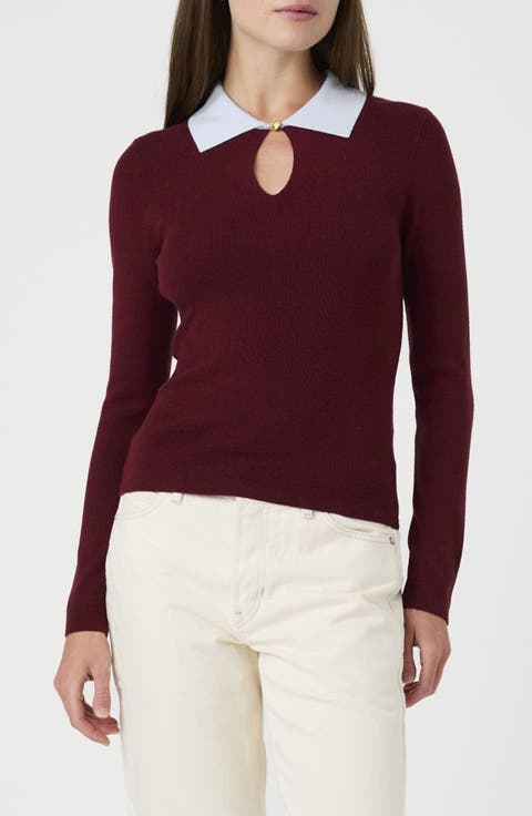 Keyhole Collar Sweater