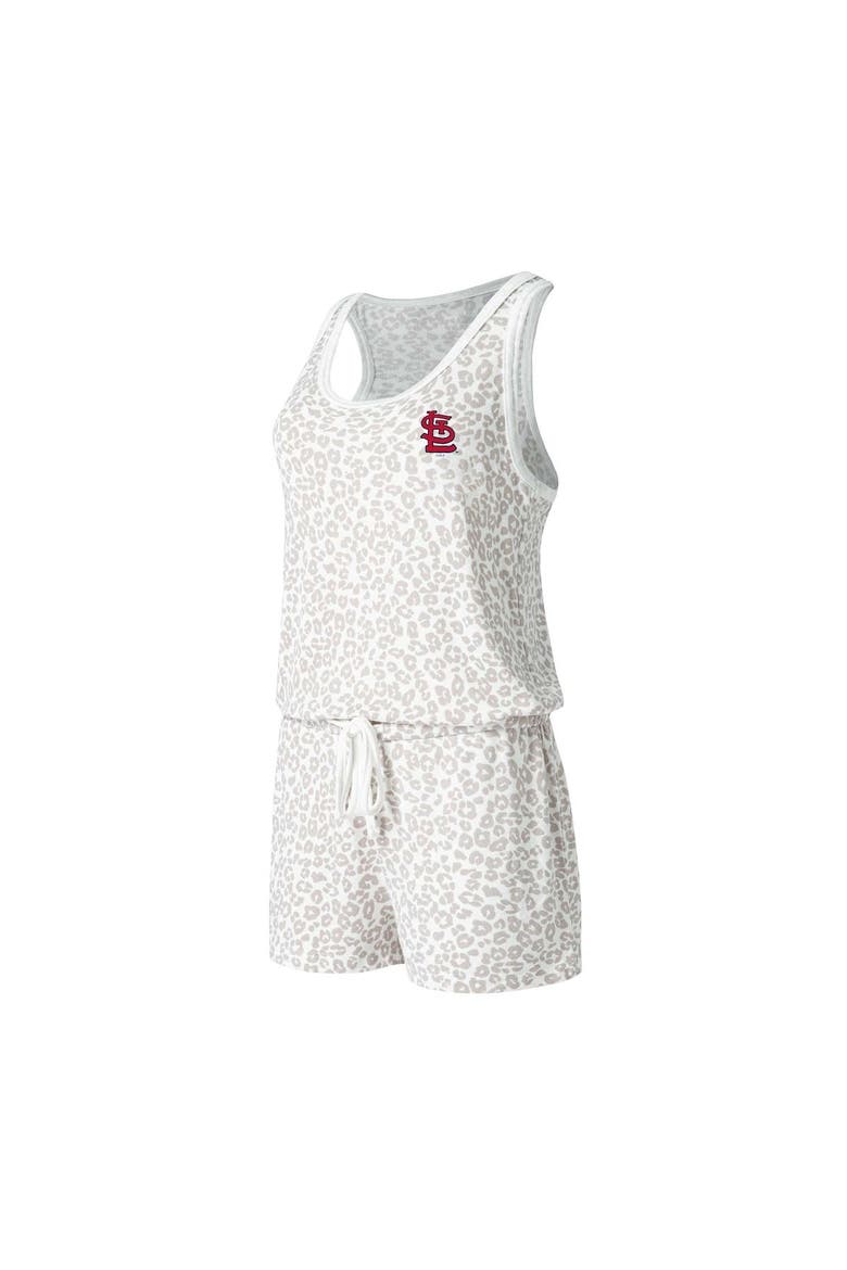 Women's Concepts Sport Cream St. Louis Cardinals Montana Hacci Knit Romper, Main, color, Cream