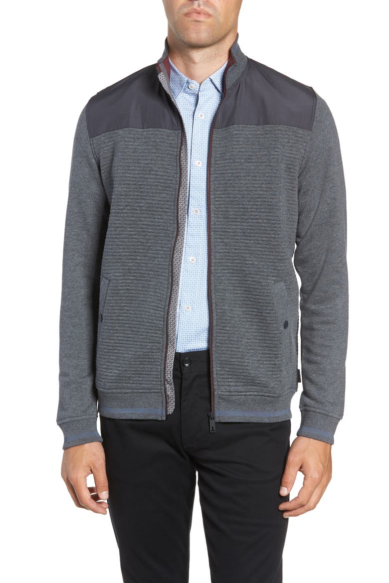 Sardin Quilted Jacket, Main, color, CHARCOAL