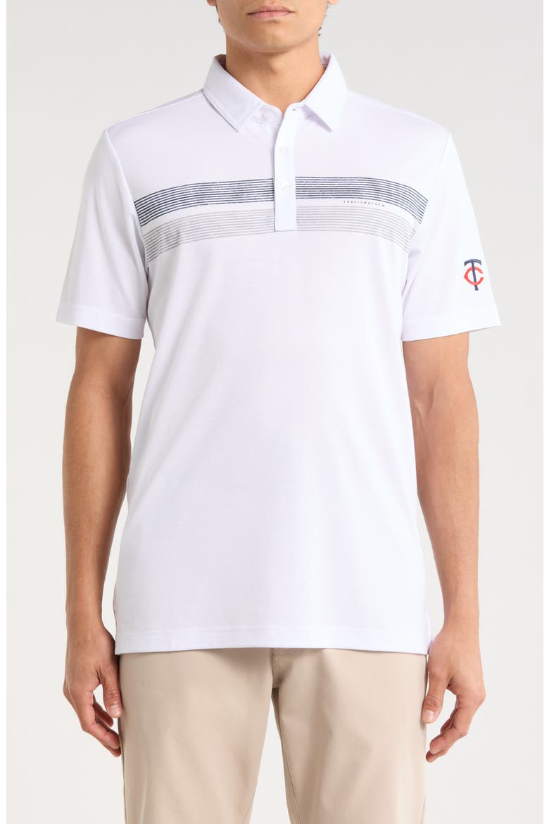 Minnesota Twins Top Recruit Polo, Main, color, WHITE