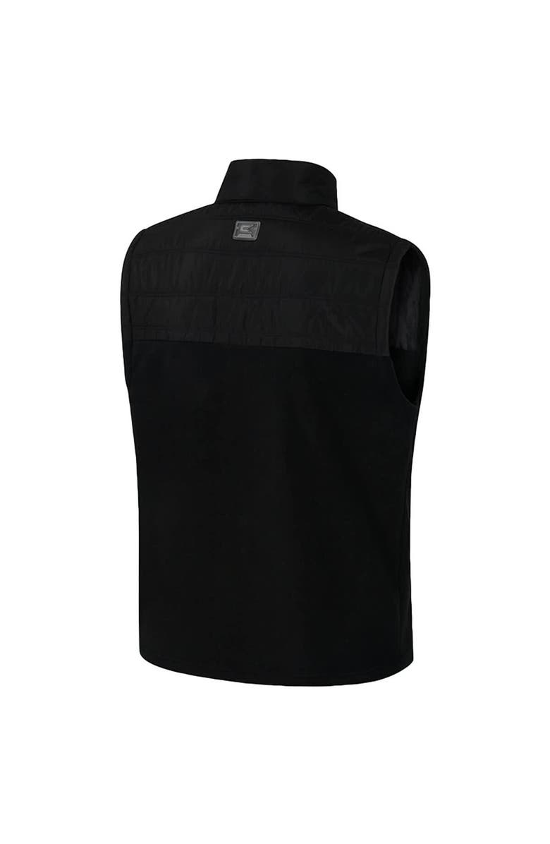 COLOSSEUM Men's Colosseum Black Kansas Jayhawks Block The Sun Full-Zip Vest, Alternate, color,