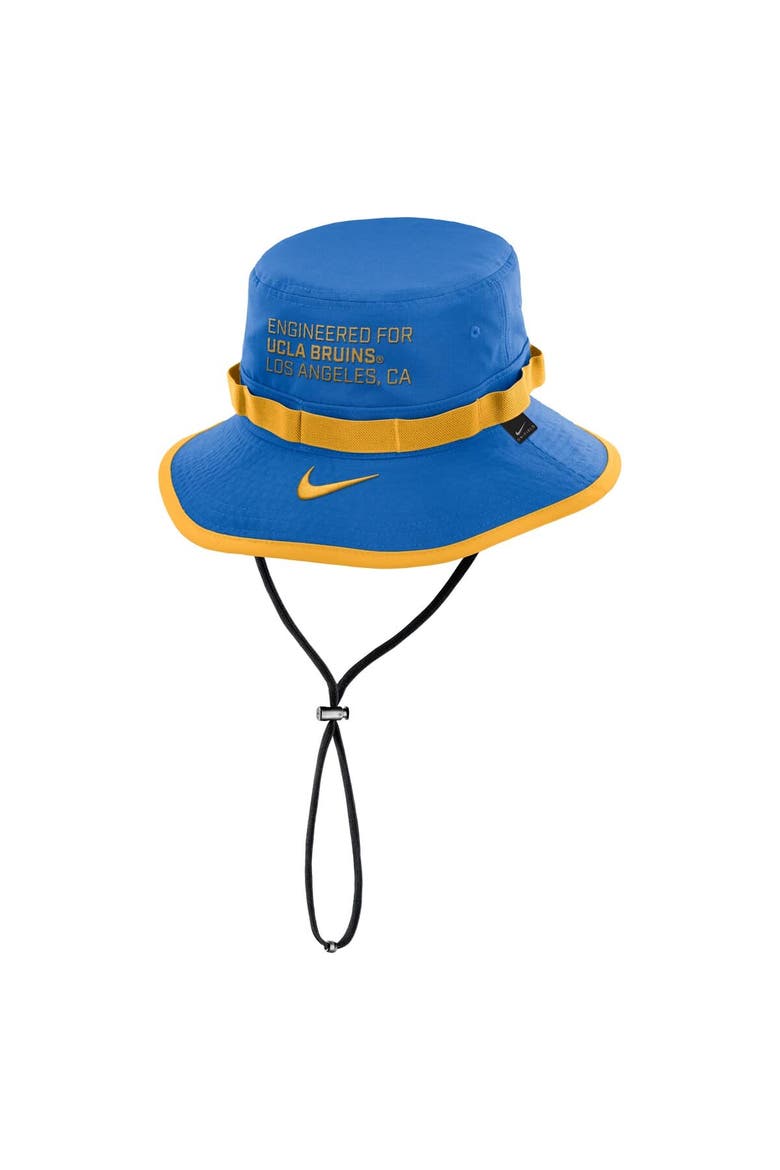 Men's Nike Blue UCLA Bruins 2025 Sideline Apex Boonie Bucket Hat, Alternate, color, Blue