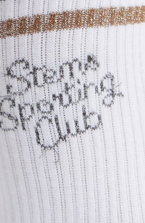 Stems Sporting Club Stripe Crew Socks