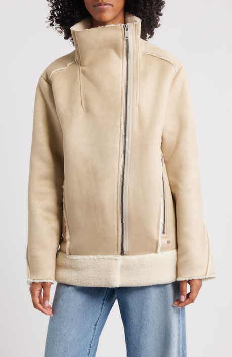 Avelie Luxefluff Faux Shearling Jacket