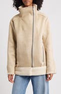 UGG® Avelie Luxefluff Faux Shearling Jacket