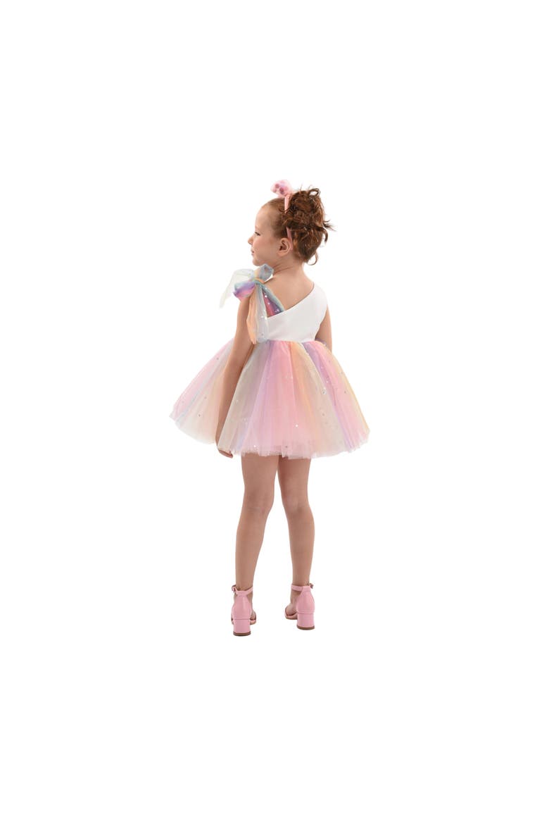 Pastel Tulle Party Dress, Alternate, color, White