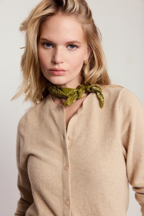 The Shirt By Rochelle Behrens The Cashmere Crew Sweater In Brown