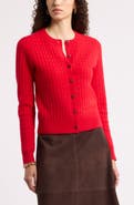 Nordstrom Cashmere Mini Cable Cardigan