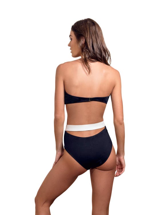 Tabacaru Blair High Waisted Two-piece Swimsuit In Black
