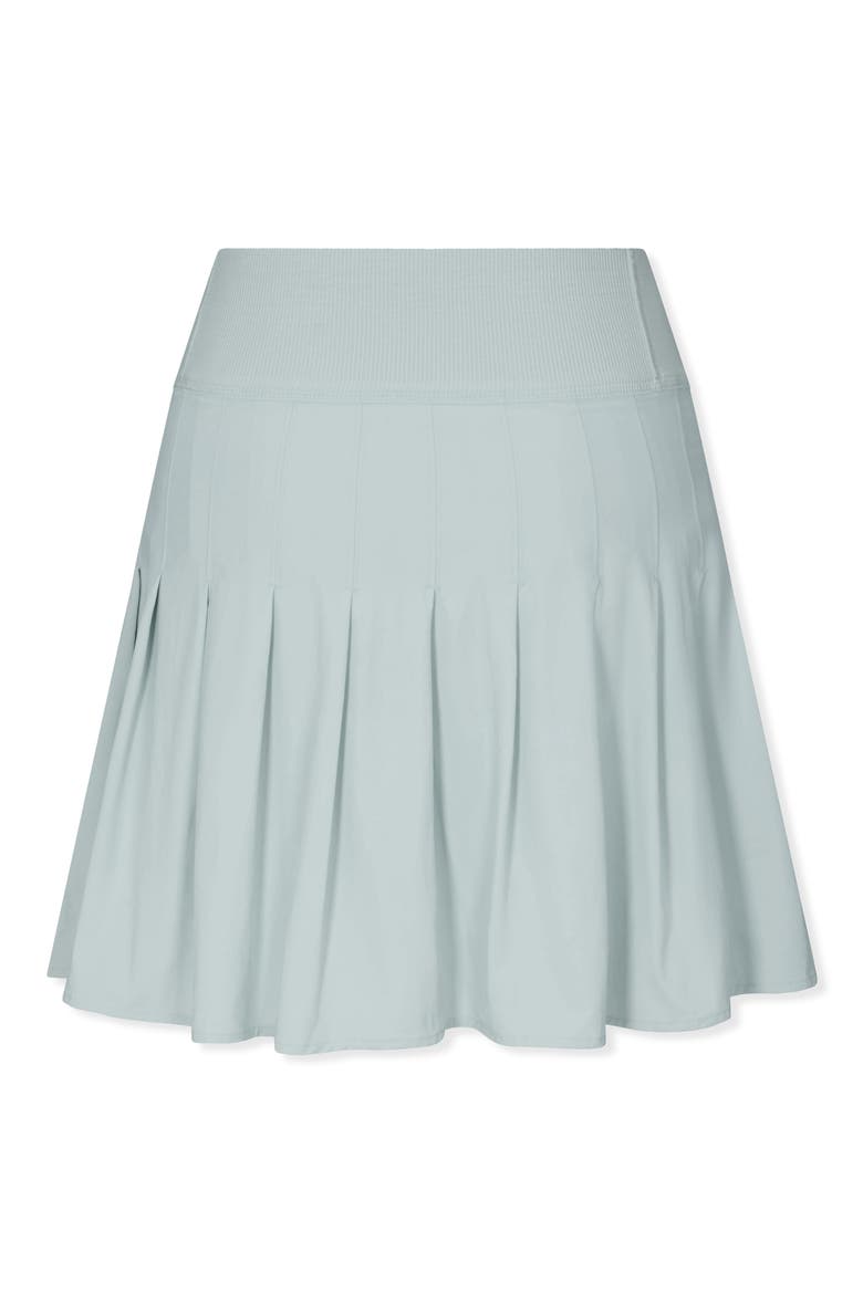 Serena Pleated Performance Skort, Alternate, color, PORCELAIN BLUE