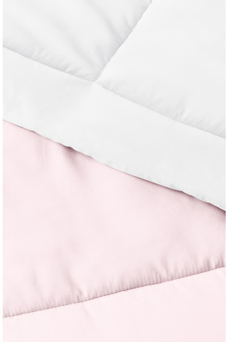 Premium Down Alternative Reversible Comforter Set, Alternate, color, BLUSH