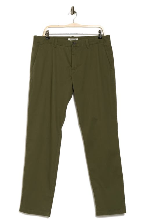 Nordstrom Stretch Cotton Slim Chino Pants In Green