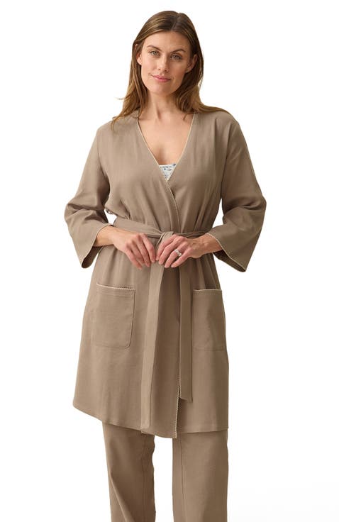 Cotton Blend Robe