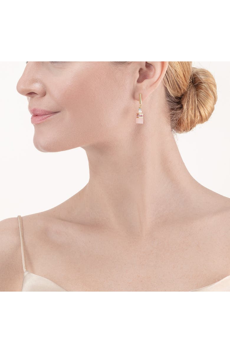 COEUR DE LION Geocube Precious Fusion Pearls Earrings, Alternate, color, Multicolor