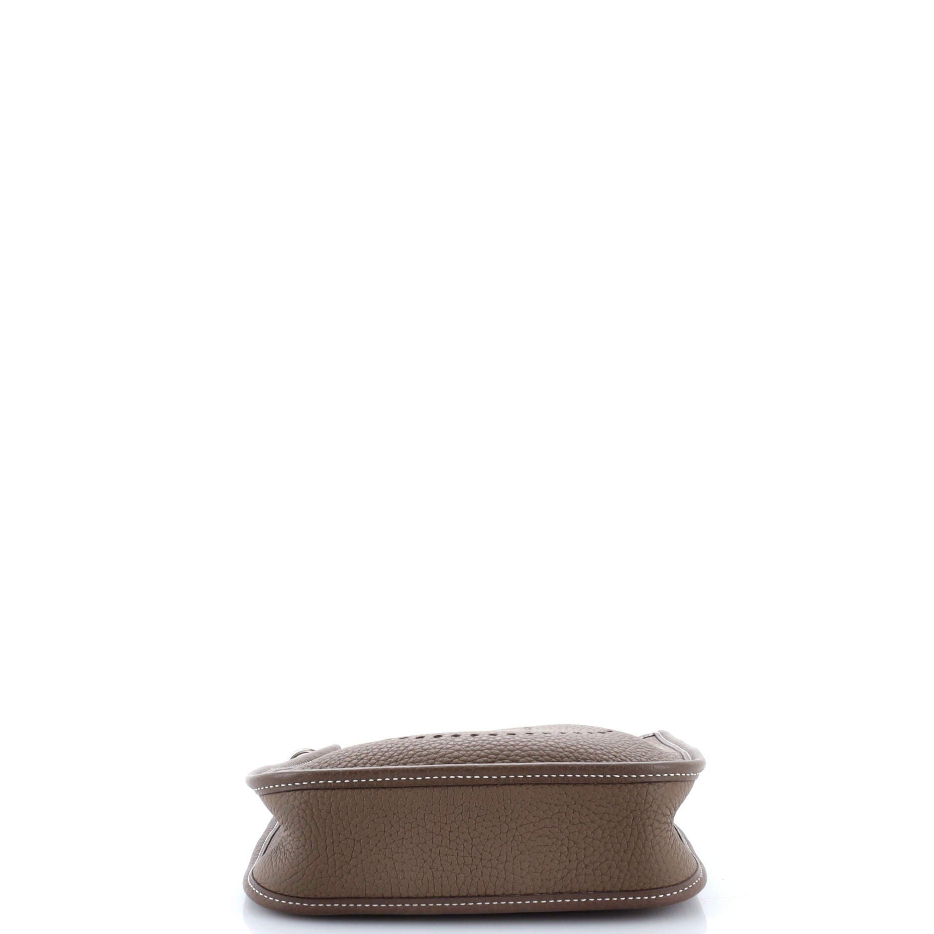 Pre-Owned Hermes Evelyne Bag Gen III Clemence TPM, Alternate, color, Etoupe