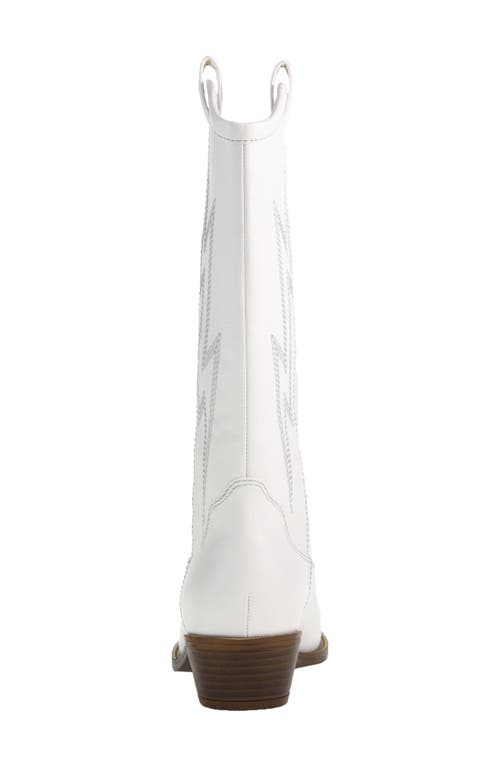 Dirty Laundry Josea Cowboy Boot In White
