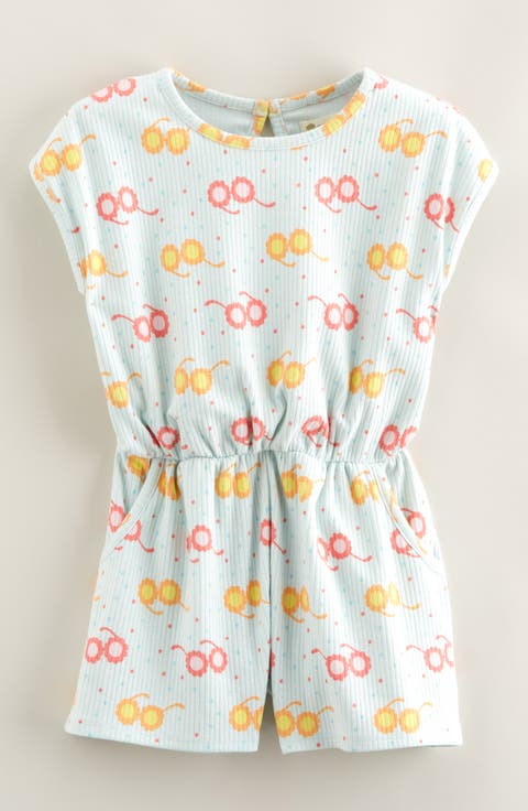 Kids' Print Rib Romper (Toddler, Little Kid & Big Kid)