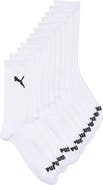 PUMA 6-Pack Sport Terry Crew Socks