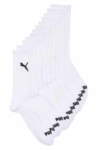 PUMA 6-Pack Sport Terry Crew Socks