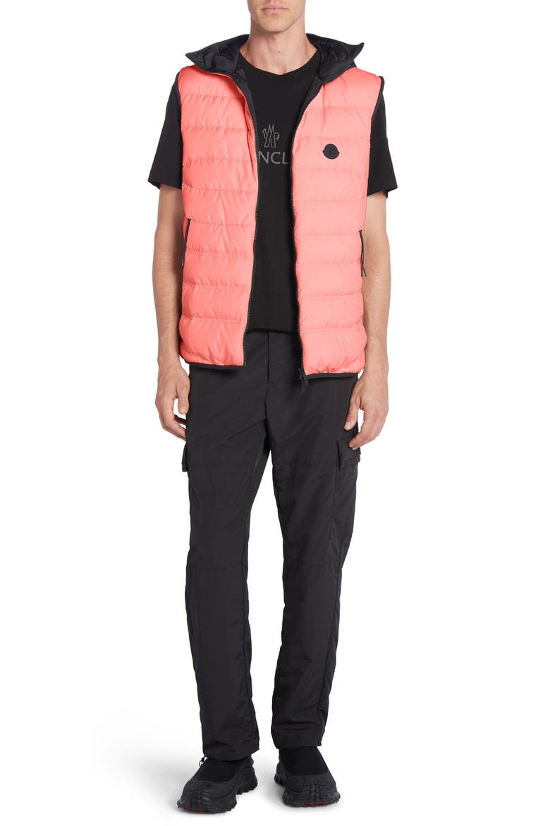 Nubiera Hooded Down Vest, Alternate, color, DESERT ROSE