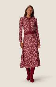 Rebecca Taylor Bryn Jacquard Sweater Skirt