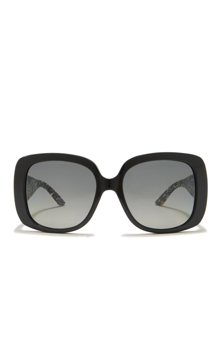 CHRISTIAN DIOR Lady Lady 1 56mm Oversized Square Sunglasses, Alternate, color,