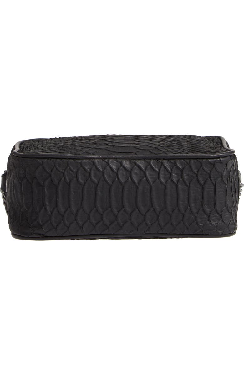 Zadig & Voltaire XS Boxy Savage Croc Embossed Leather Crossbody Bag, Alternate, color,