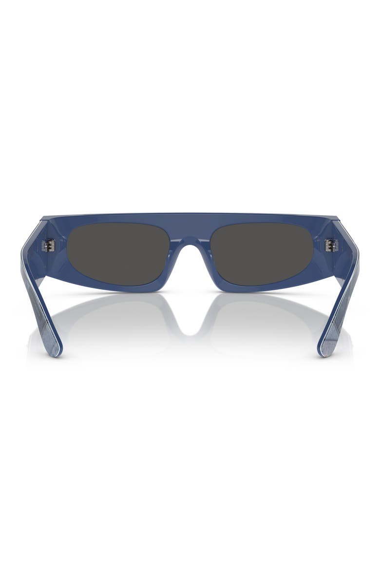 54mm Rectangular Sunglasses, Alternate, color, DARK GREY