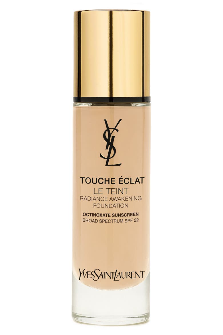Touche Éclat Le Teint Radiant Liquid Foundation with SPF 22, Main, color, BD10 WARM PORCELAIN