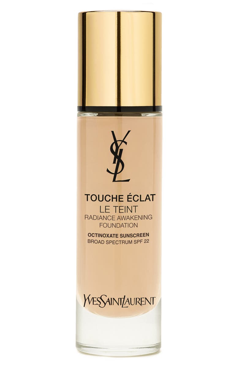 Yves Saint Laurent Touche Éclat Le Teint Radiant Liquid Foundation with SPF 22, Main, color,