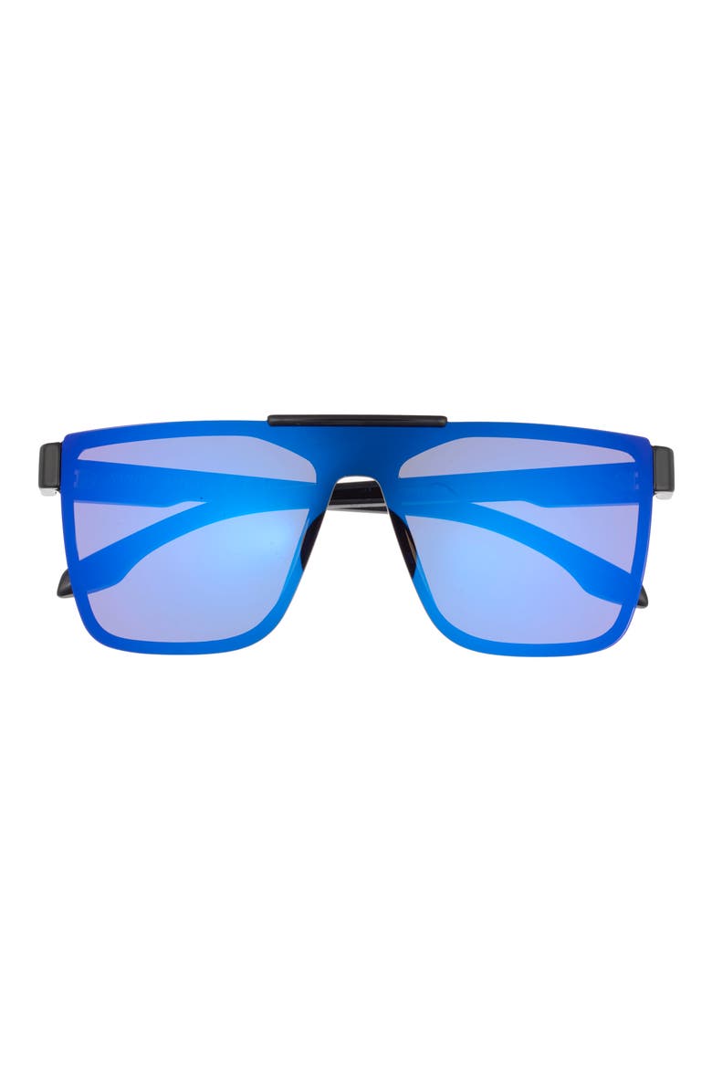 Shield 126mm Sunglasses, Main, color, BLACK