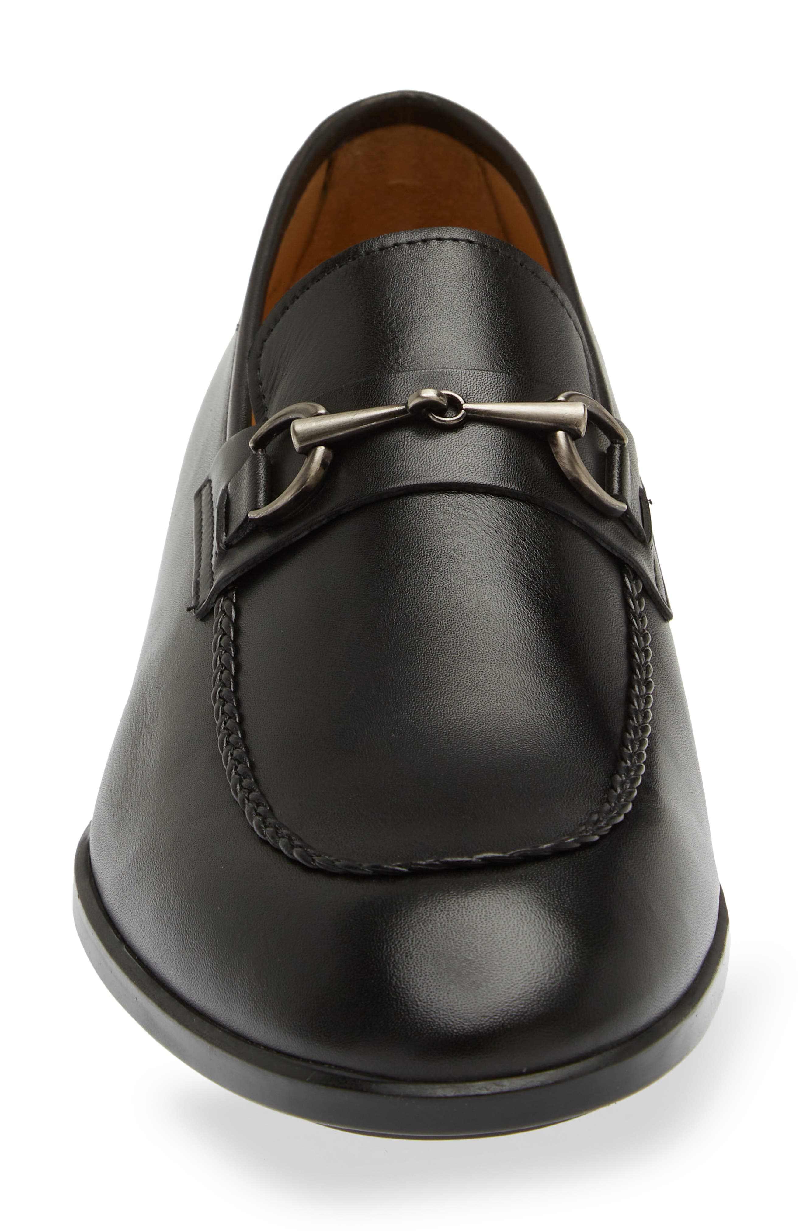 Mezlan Leather Bit Loafer, Alternate, color, 