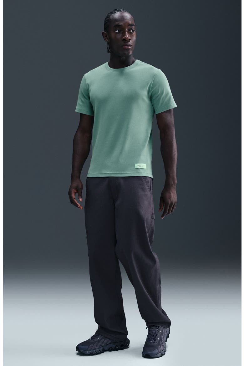 Rib Short Sleeve T-Shirt, Alternate, color, CANNON