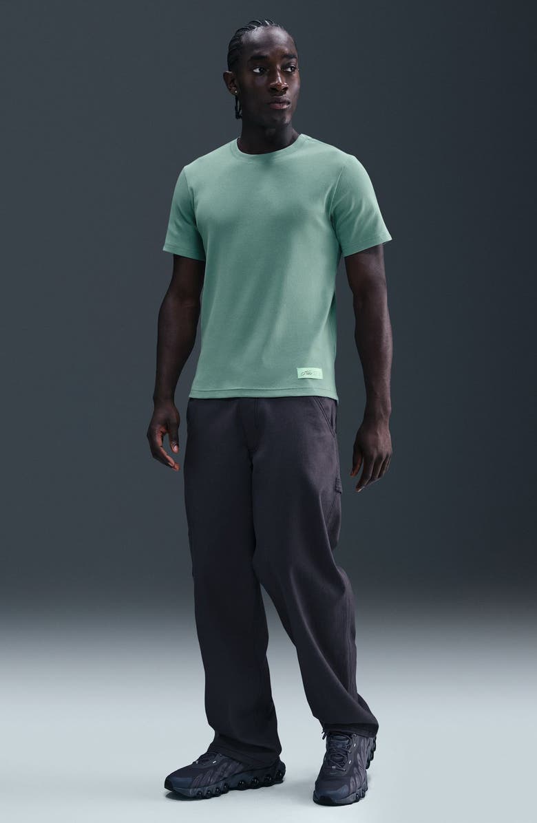 Nike Rib Short Sleeve T-Shirt, Alternate, color, Cannon