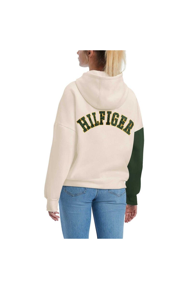 Tommy Hilfiger Women's Tommy Hilfiger Cream/Green Green Bay Packers Harriet Pullover Hoodie, Alternate, color, Cream