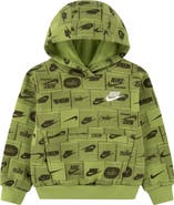 Nike Kids' Logo Print Fleece Hoodie