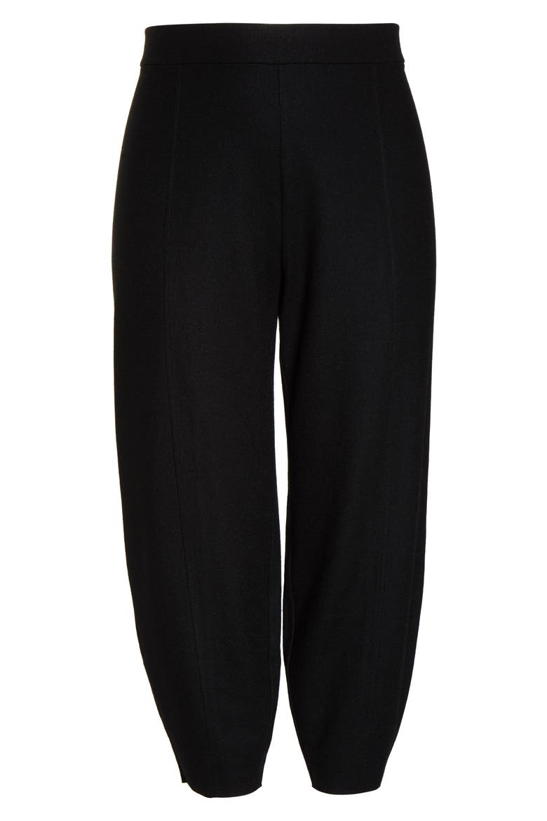 Wool Lantern Pants, Alternate, color, BLACK